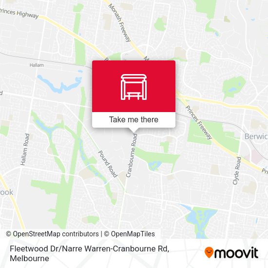 Fleetwood Dr / Narre Warren-Cranbourne Rd map