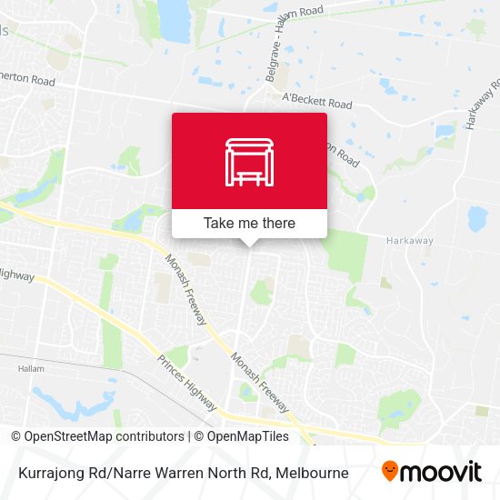 Kurrajong Rd / Narre Warren North Rd map