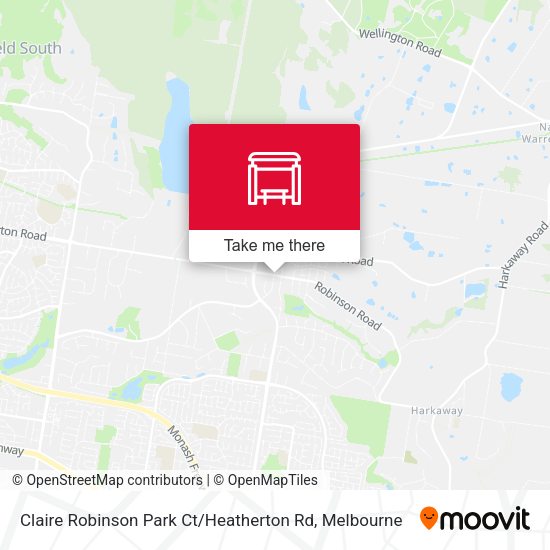 Claire Robinson Park Ct / Heatherton Rd map