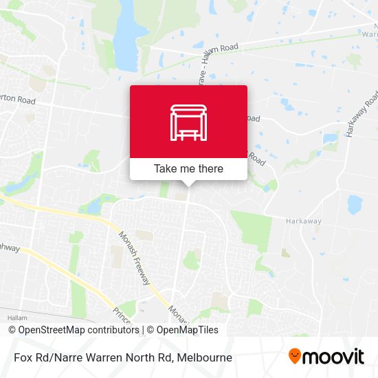 Fox Rd/Narre Warren North Rd map