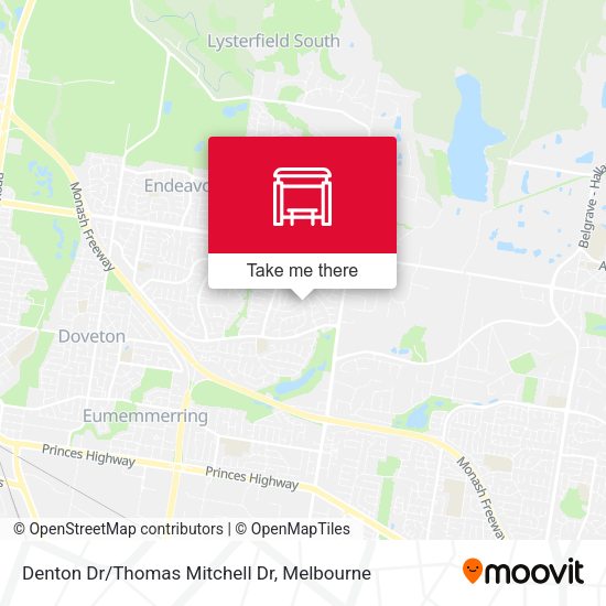 Denton Dr/Thomas Mitchell Dr map