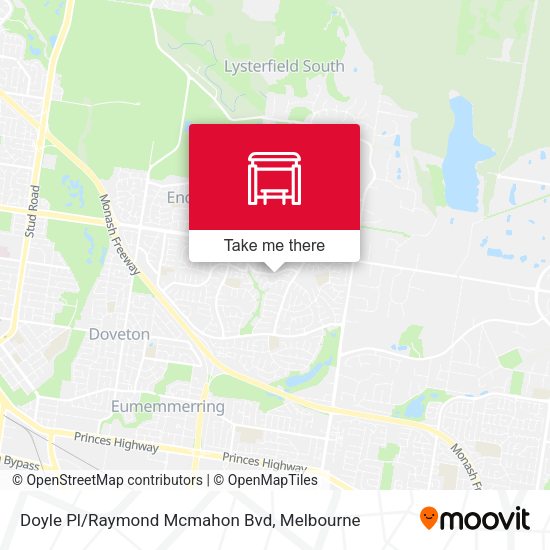 Doyle Pl/Raymond Mcmahon Bvd map