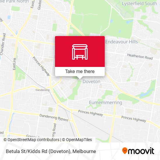 Betula St/Kidds Rd (Doveton) map
