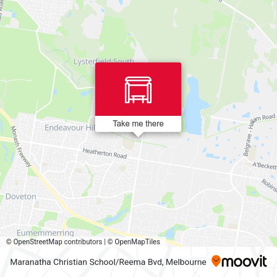 Maranatha Christian School / Reema Bvd map
