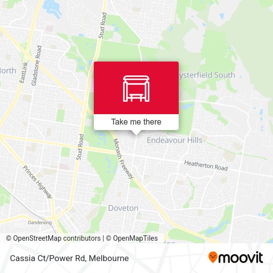 Cassia Ct/Power Rd map