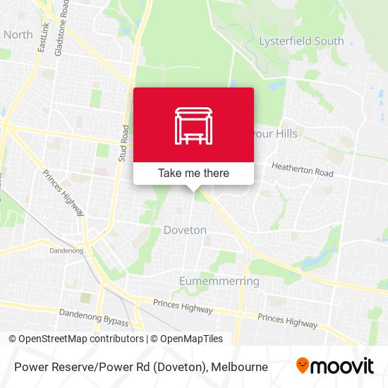 Power Reserve / Power Rd (Doveton) map