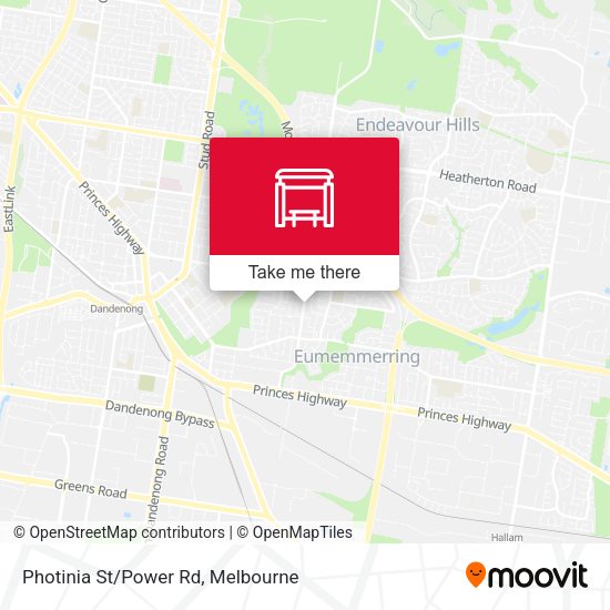 Photinia St/Power Rd map