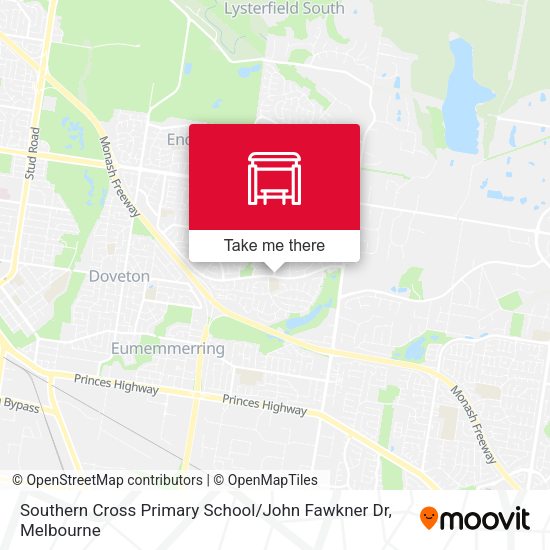 Southern Cross Primary School / John Fawkner Dr map
