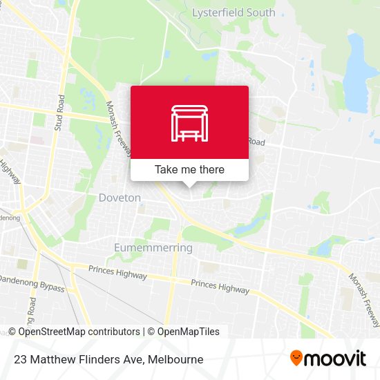 23 Matthew Flinders Ave map