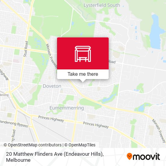 20 Matthew Flinders Ave (Endeavour Hills) map