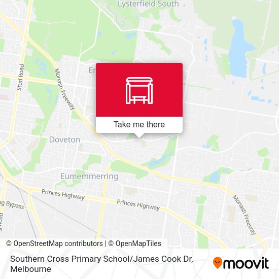 Southern Cross Primary School / James Cook Dr map