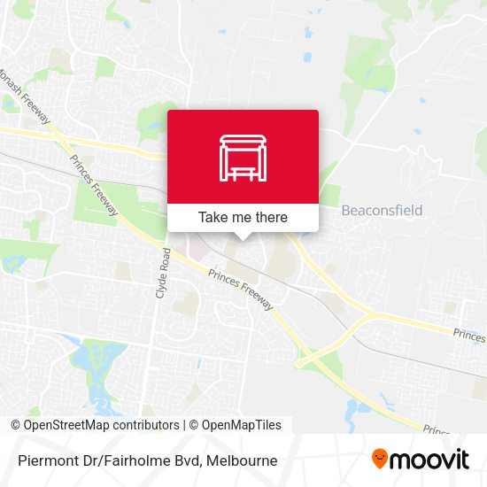 Piermont Dr/Fairholme Bvd map