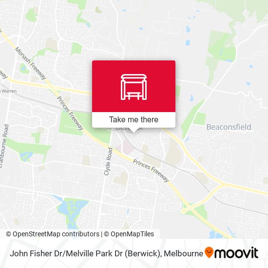 Mapa John Fisher Dr / Melville Park Dr (Berwick)