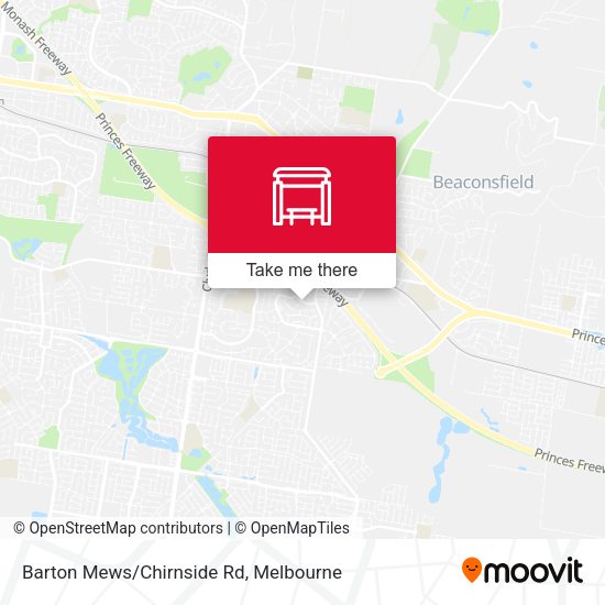 Barton Mews/Chirnside Rd map