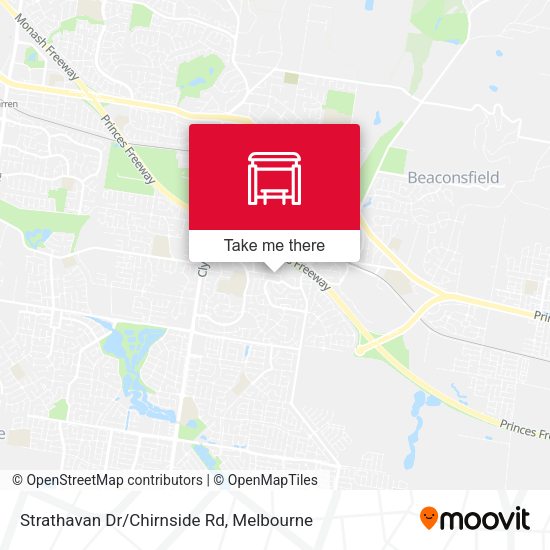 Strathavan Dr/Chirnside Rd map