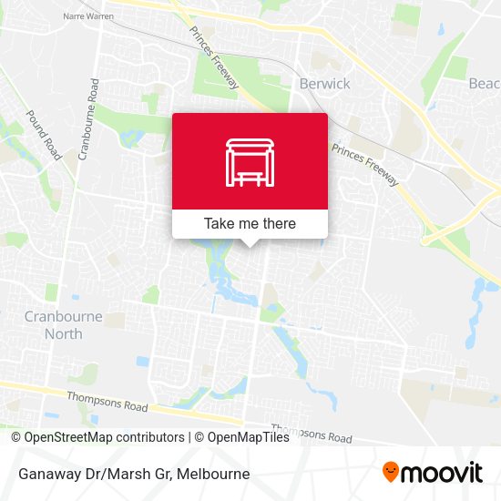 Ganaway Dr/Marsh Gr map