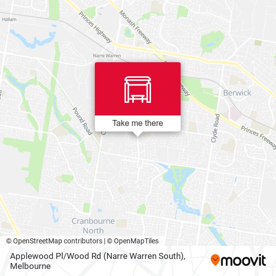 Applewood Pl / Wood Rd (Narre Warren South) map