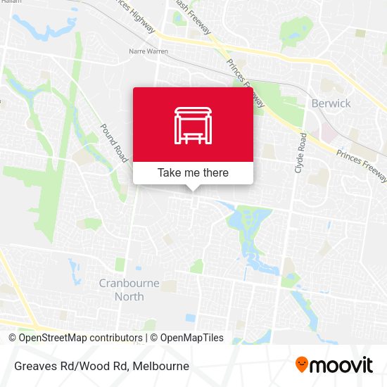Greaves Rd/Wood Rd map