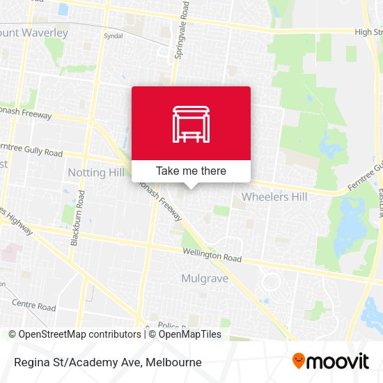 Regina St/Academy Ave map