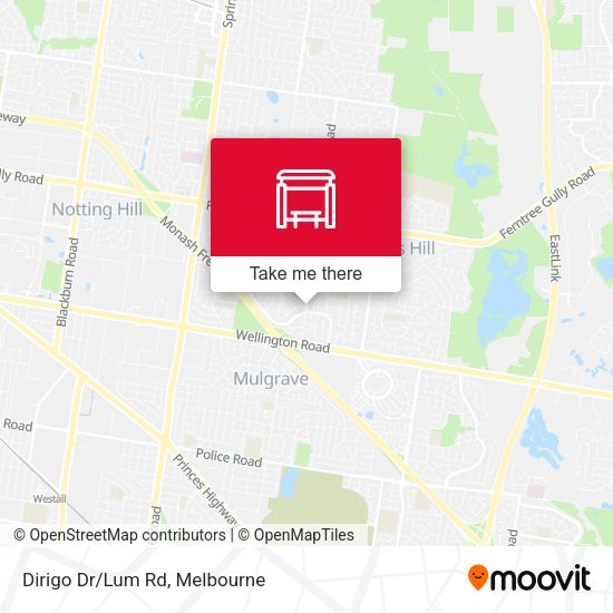 Dirigo Dr/Lum Rd map