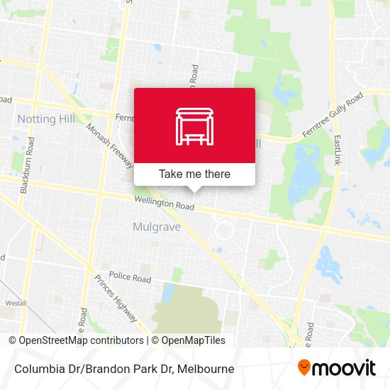 Columbia Dr/Brandon Park Dr map