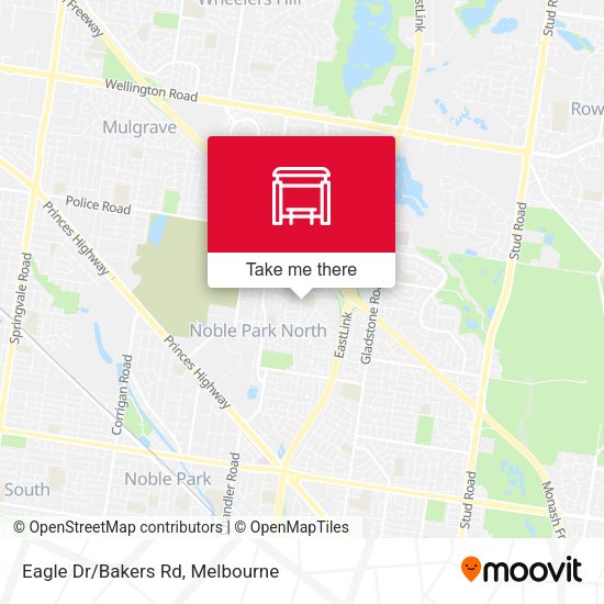 Eagle Dr/Bakers Rd map