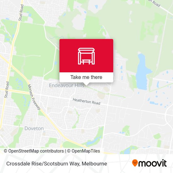 Crossdale Rise/Scotsburn Way map