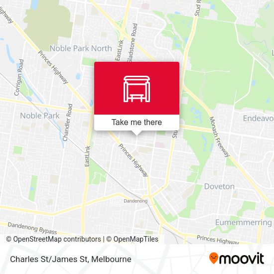 Charles St/James St map
