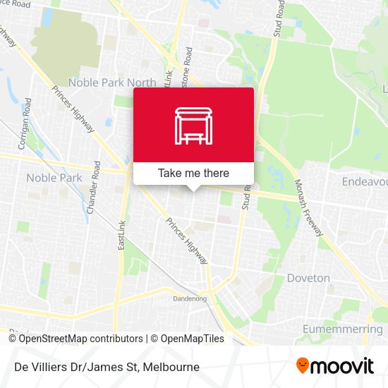 De Villiers Dr/James St map