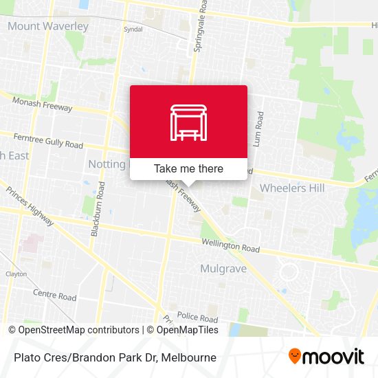 Plato Cres/Brandon Park Dr map