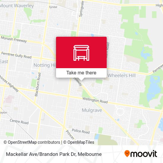 Mackellar Ave/Brandon Park Dr map