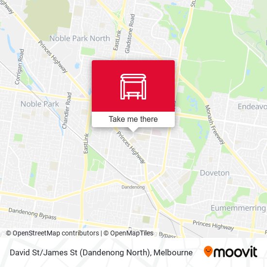 David St / James St (Dandenong North) map