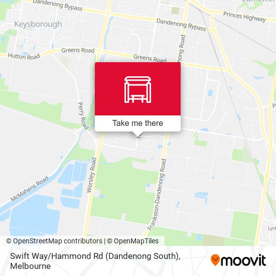 Swift Way / Hammond Rd (Dandenong South) map