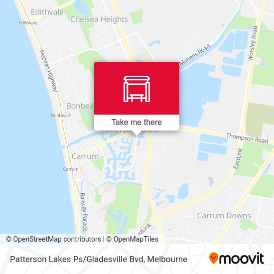 Patterson Lakes Ps / Gladesville Bvd map