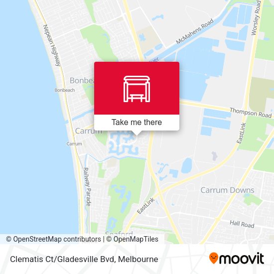 Clematis Ct/Gladesville Bvd map