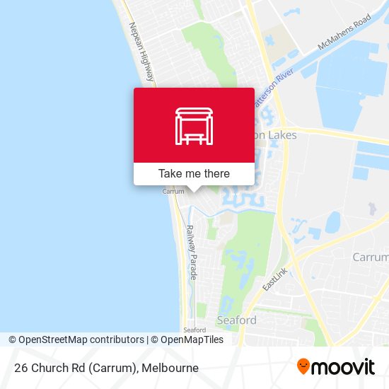 26 Church Rd (Carrum) map