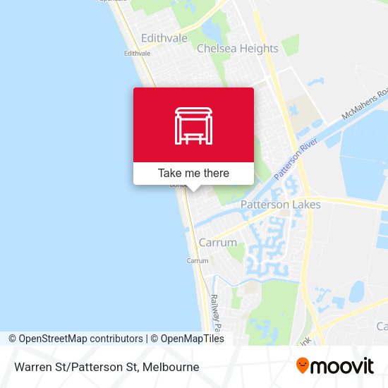 Warren St/Patterson St map