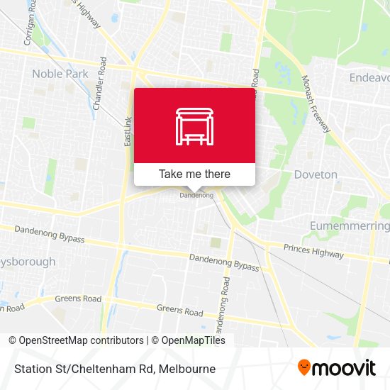 Station St/Cheltenham Rd map