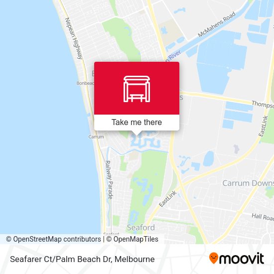 Seafarer Ct/Palm Beach Dr map