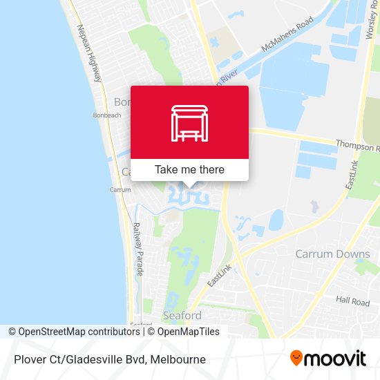 Plover Ct/Gladesville Bvd map