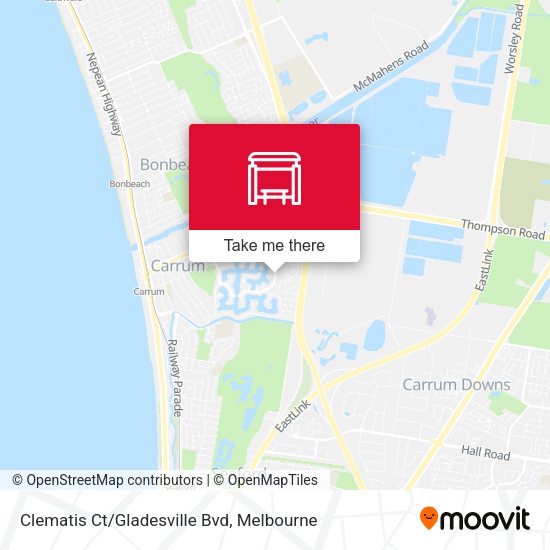 Clematis Ct/Gladesville Bvd map