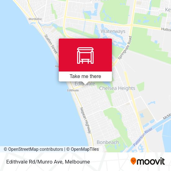 Edithvale Rd/Munro Ave map