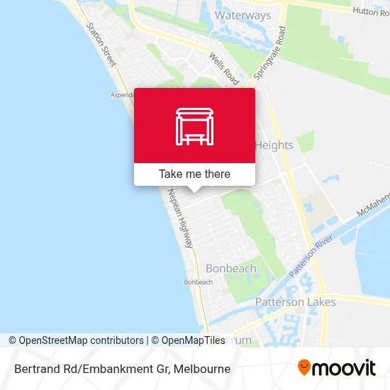 Mapa Bertrand Rd/Embankment Gr