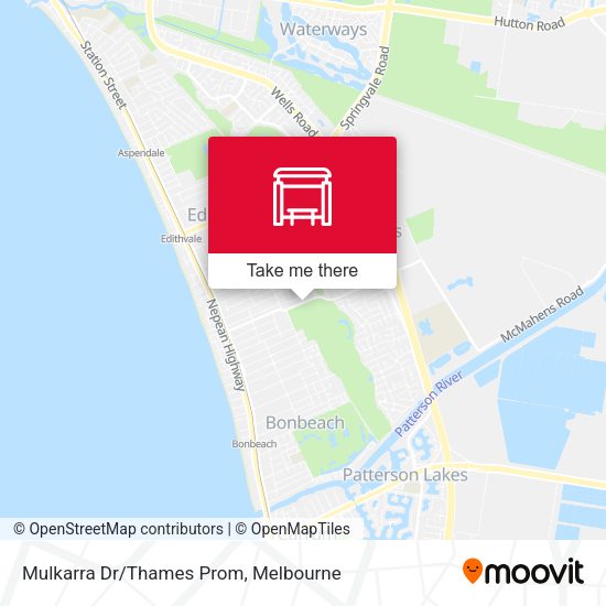 Mulkarra Dr/Thames Prom map