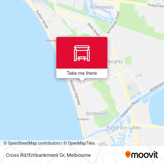 Mapa Cross Rd/Embankment Gr