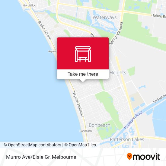 Munro Ave/Elsie Gr map