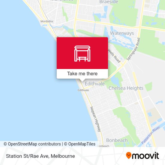 Station St/Rae Ave map