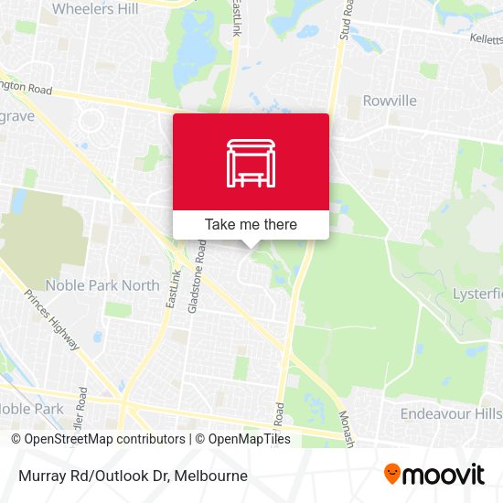 Murray Rd/Outlook Dr map