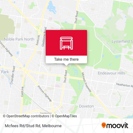 Mcfees Rd/Stud Rd map