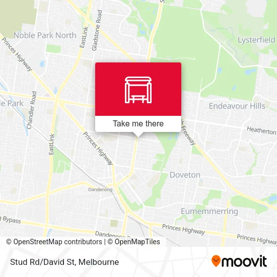 Stud Rd/David St map